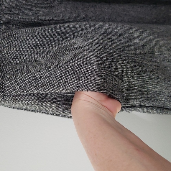 Judith March Anthropologie Mini Dress Black Gray Medium Large Office Corpcore - Picture 15 of 16